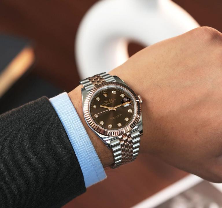 ROLE_X DIAMOND TWO TONE OYSTER PERPETUAL