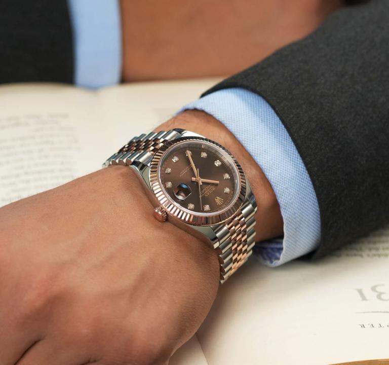 ROLE_X DIAMOND TWO TONE OYSTER PERPETUAL